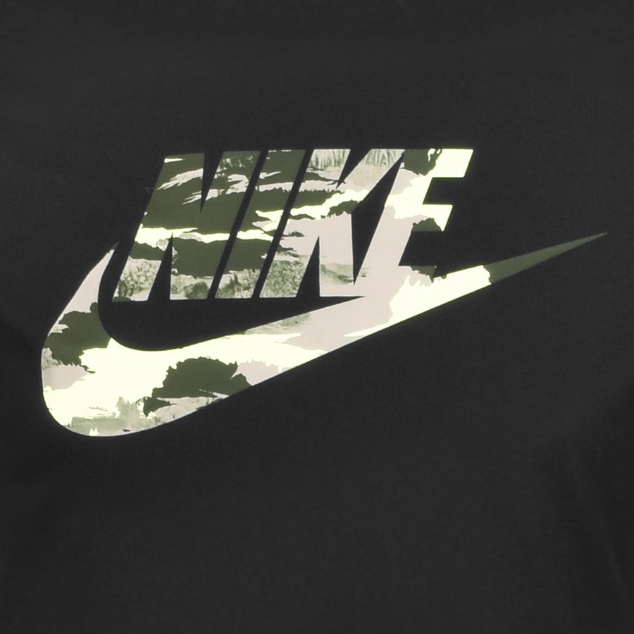 Alternative Image for ProductNike Camouflage Logo T Shirt Black3